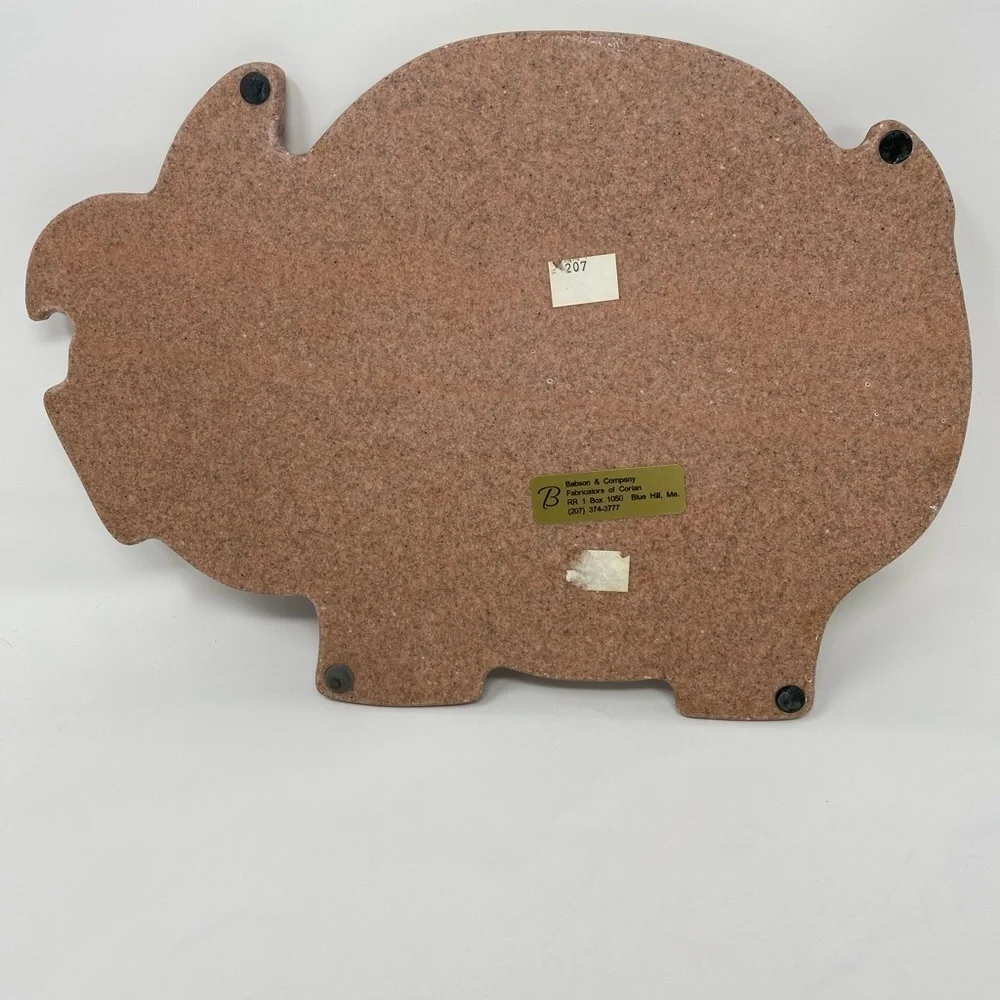 Babson & Co Corian Pig Shaped Serving Platter